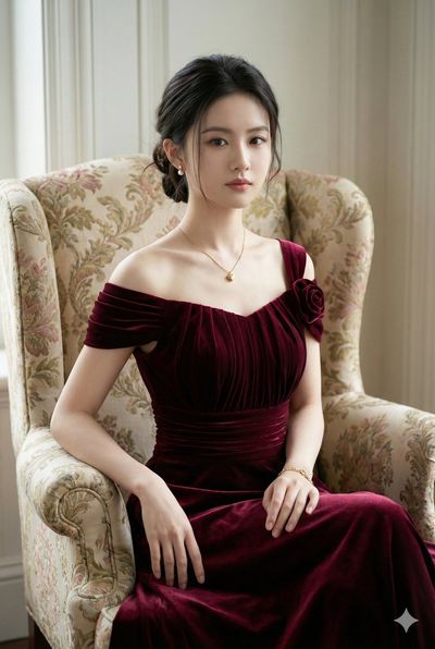 Elegance in Soft Light: A Portrait of Serenity