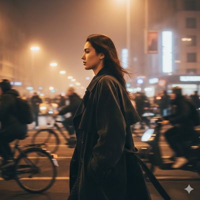 Urban Tension: A Stroll Against the Flow