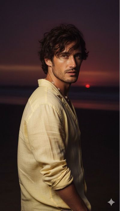 Sunset Dreams: A Beachy Glow in Twilight