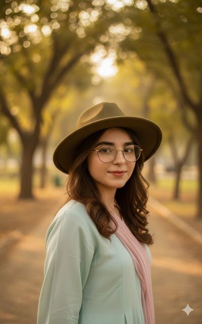 Radiant Elegance: A Portrait of Poise and Charm