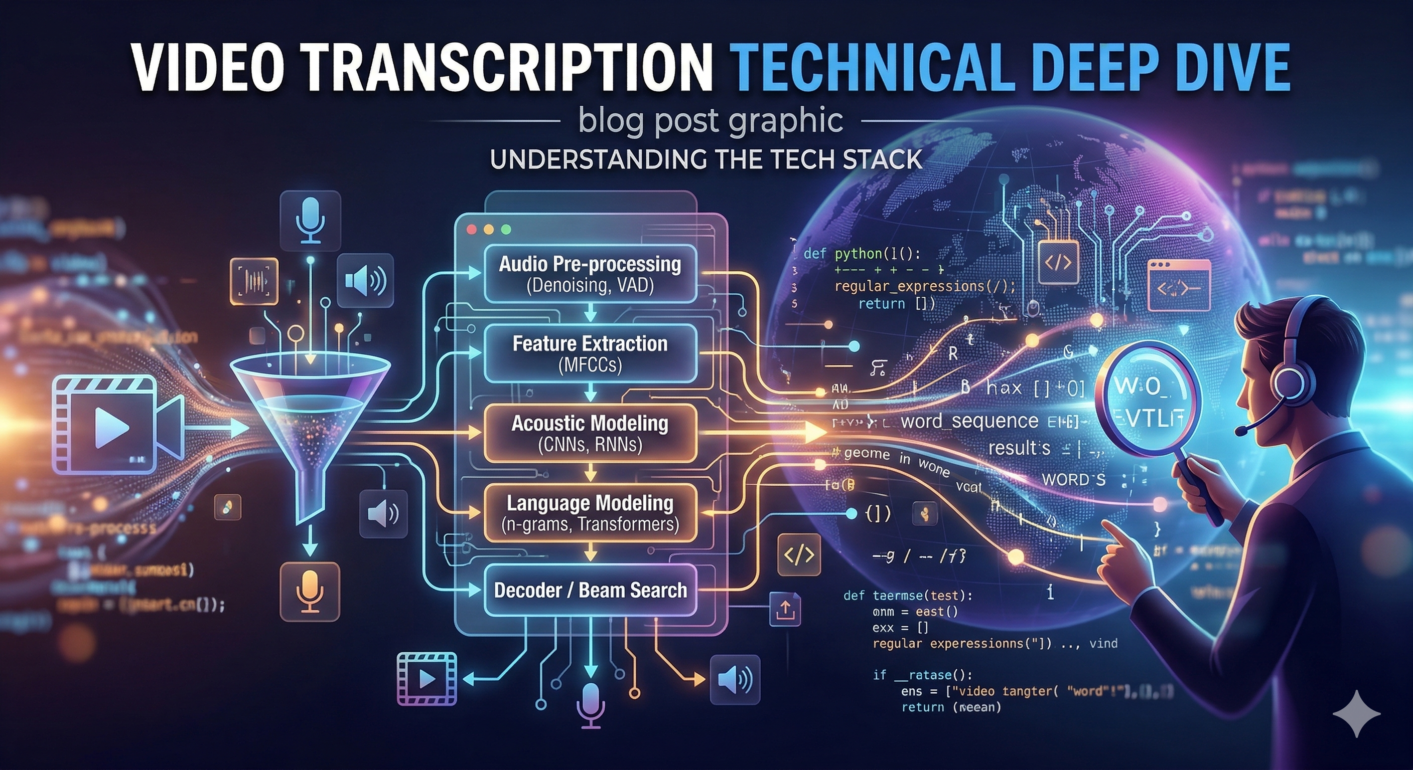 Profundización: Visión técnica de la transcripción