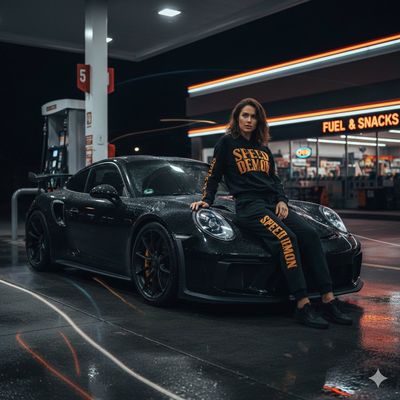 Night Vibes: Porsche GT3 RS Meets Urban Glam
