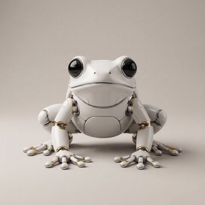Ceramic Marvel: The Robotic Frog of Tomorrow