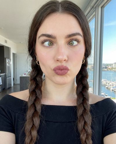 Playful Portrait of Youthful Charm