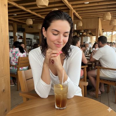 Sipping Summer Vibes at the Beachside Café