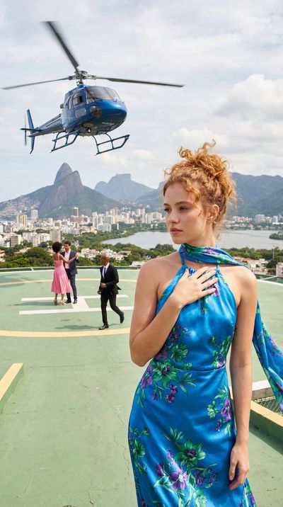 Elegance Above the City: A Cinematic Portrait