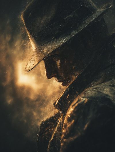 Mystery in the Rain: A Cinematic Encounter