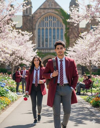 Campus Chronicles: A Stylish Stroll Through School Days