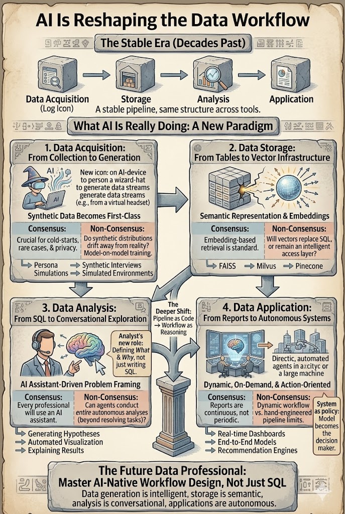 AI Is Reshaping the Data Workflow: From Assistant to Agent
