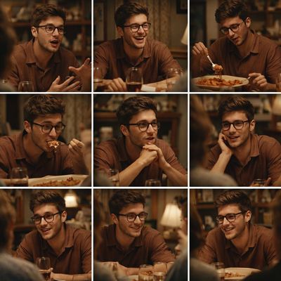 Cinematic Moments: Family Dinner Chronicles