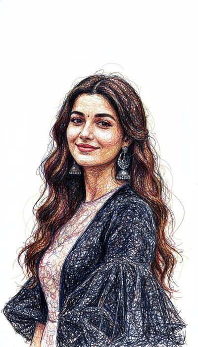 Scribbled Serenity: A Colorful Chaos Unfolds