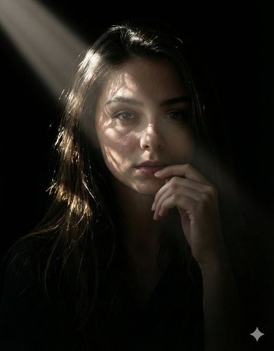 A Dazzling Shadow: Hyperrealistic Anime Portrait Unveiled