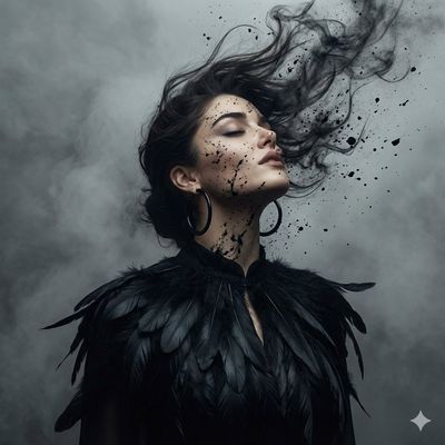 Ethereal Whispers: A Dark Cinematic Portrait