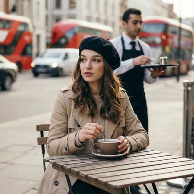 Spring Serenity in London's Cafés