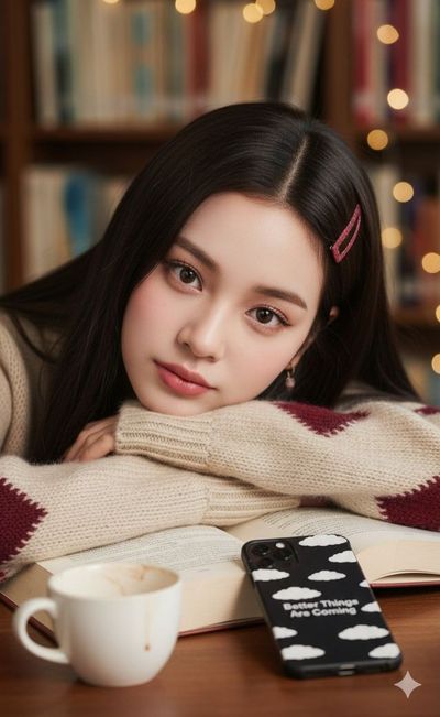 Cozy Study Vibes: Coffee, Books, and Warm Lights