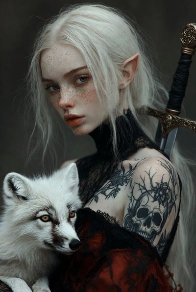 Ethereal Elegance: The Melancholy Elf