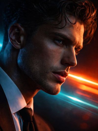 Futuristic Noir: A Close-Up Revelation