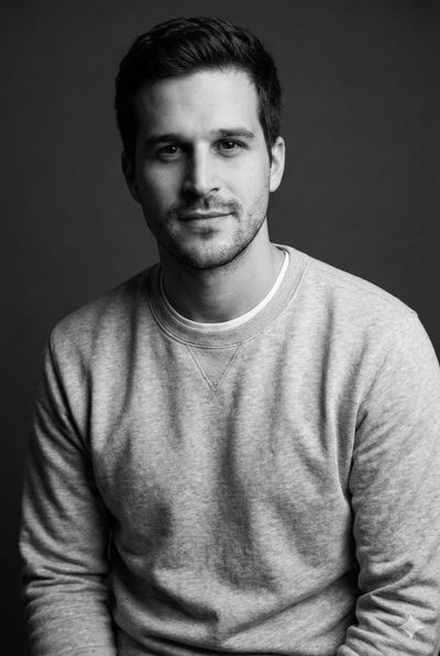 Spotlight on Serenity: A Monochrome Masterpiece