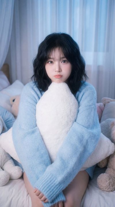 K-Pop Dreamscape: Pure Allure in Soft Pastels