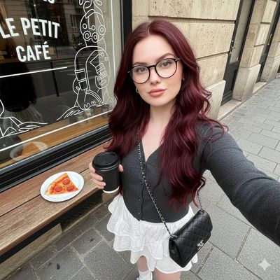 Chic Urban Vibes: A Café Moment