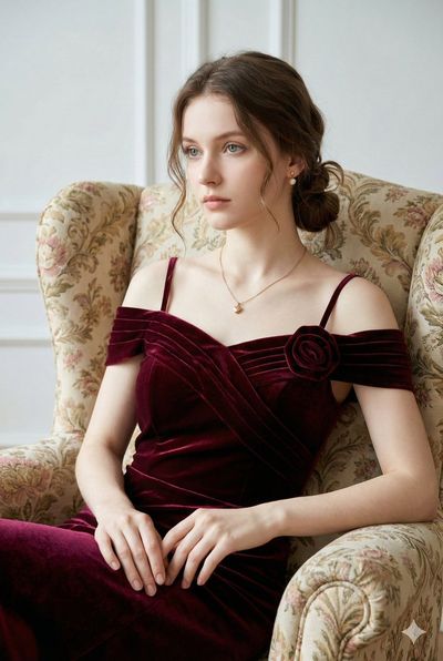Elegance in Portrait: A Soft Velvet Affair