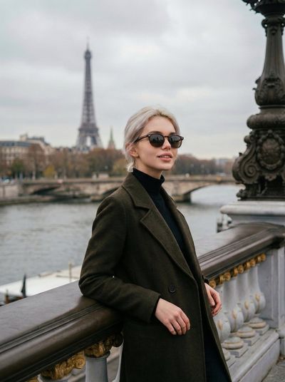 Chic Elegance in Parisian Shadows