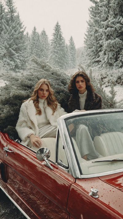 Chic Conversations in a Winter Wonderland