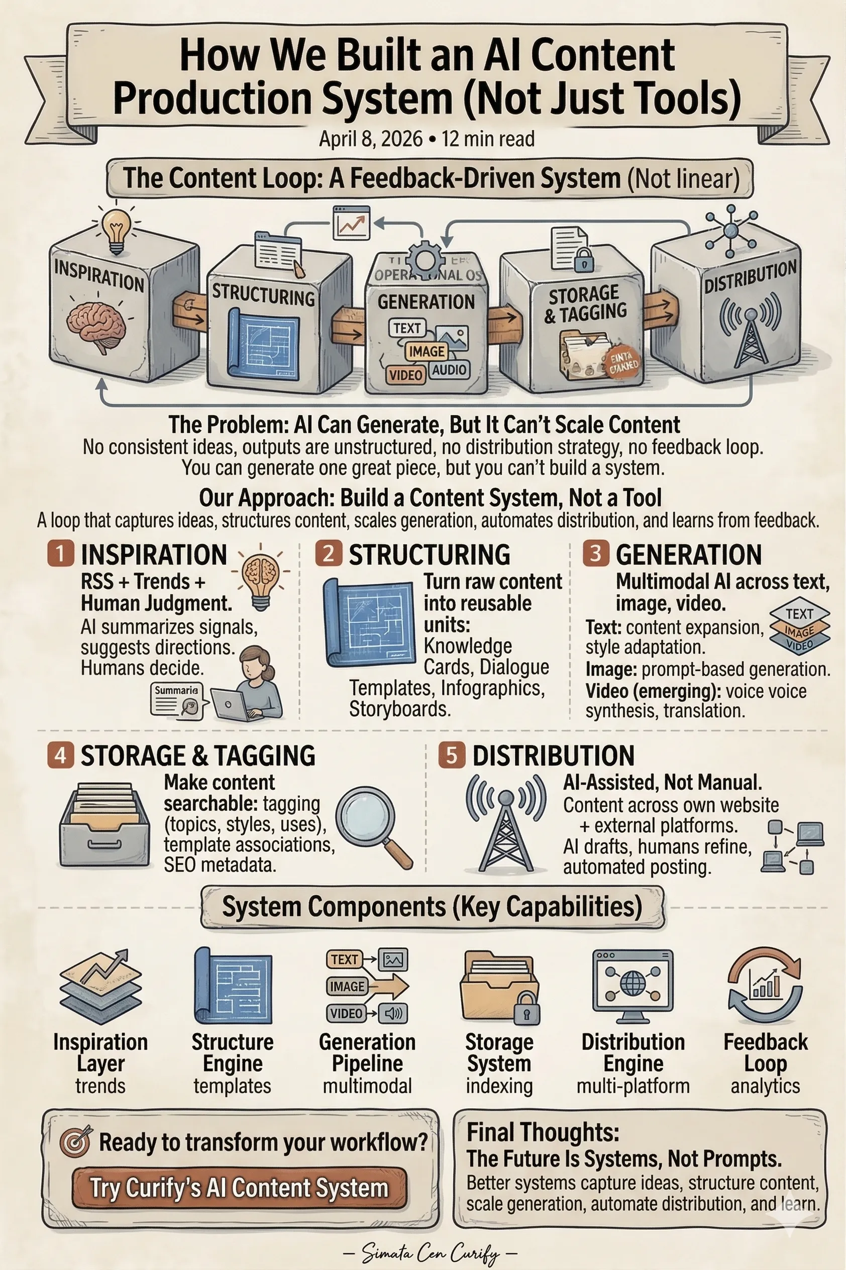 How We Built an AI Content Production System (Not Just Tools)