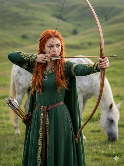 Precision in the Meadow: A Heroine's Aim