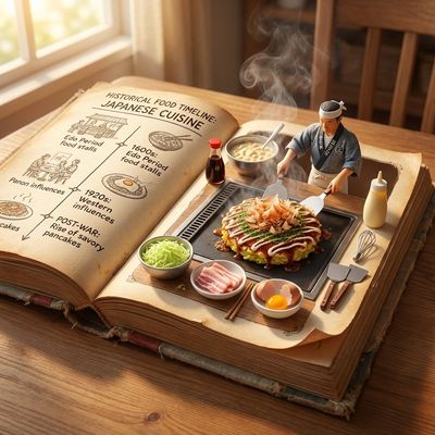 Savoring Okonomiyaki: A Vintage Culinary Adventure