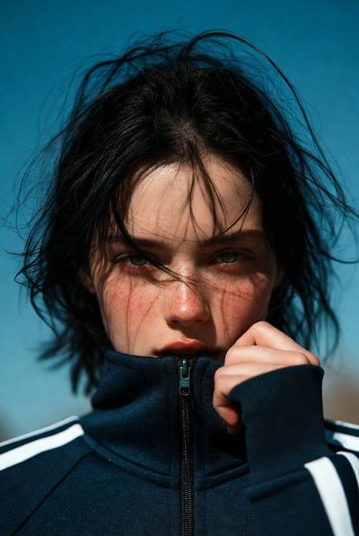 Edgy Elegance: A Portrait of Confidence