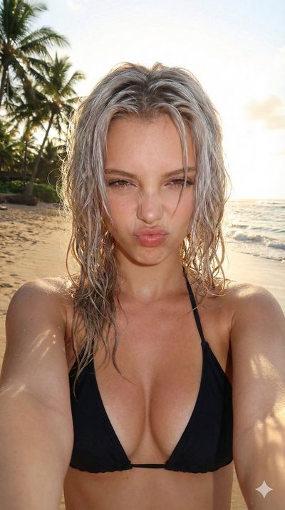 Sun-Kissed Selfie: Tropical Vibes Unleashed