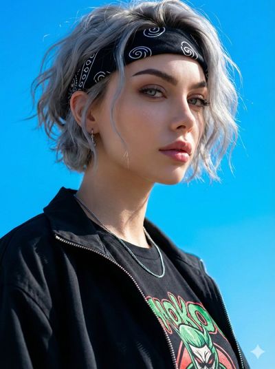 Edgy Elegance: The Nano Banana Muse