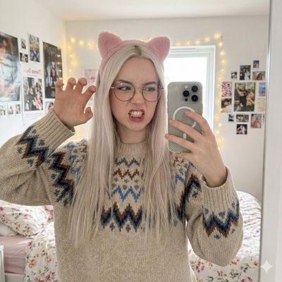 Playful Vibes in a Cozy Bedroom Setting