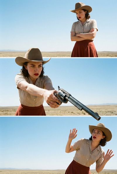 Dynamic Triptych of Tension and Surprise