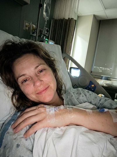 Intimate Reflections: A Hospital Selfie