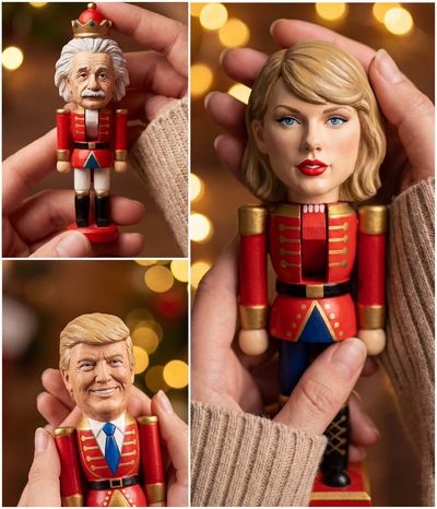 Transform Your Face into a Holiday Nutcracker Doll