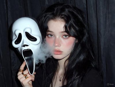 Ethereal Y2K Horror: A Portrait of Mystery