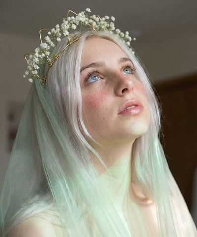 Enigmatic Gaze: A Portrait of Ethereal Beauty