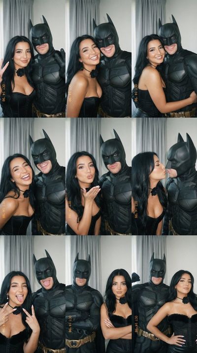 Candid Love: A 90s Batman Selfie Series