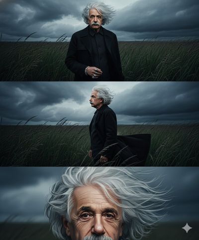 A Cinematic Triptych of Moody Elegance