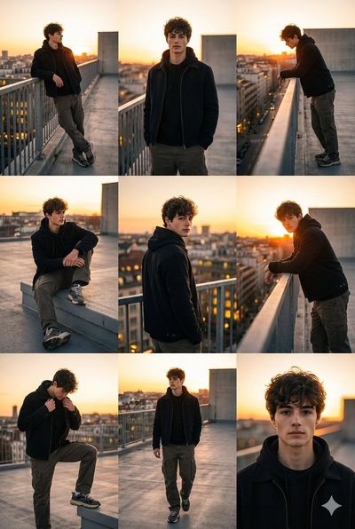 Urban Sunset Vibes: A Fashion Cinematic Journey