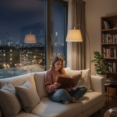 Cozy Night Reads: A Serene Escape in London