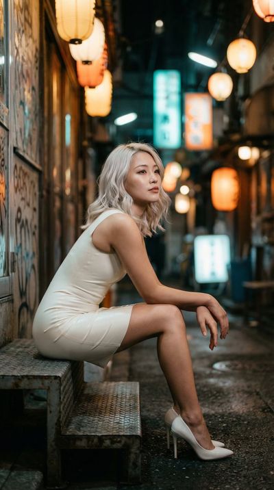 Urban Elegance: A Night in Neon