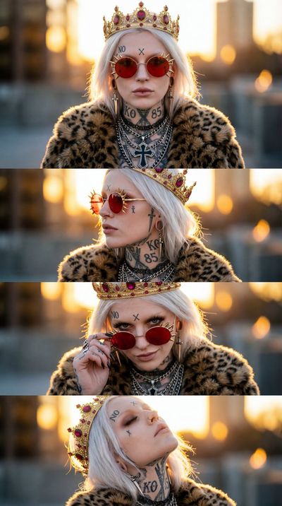 Cinematic Punk-Goth Majesty Unveiled