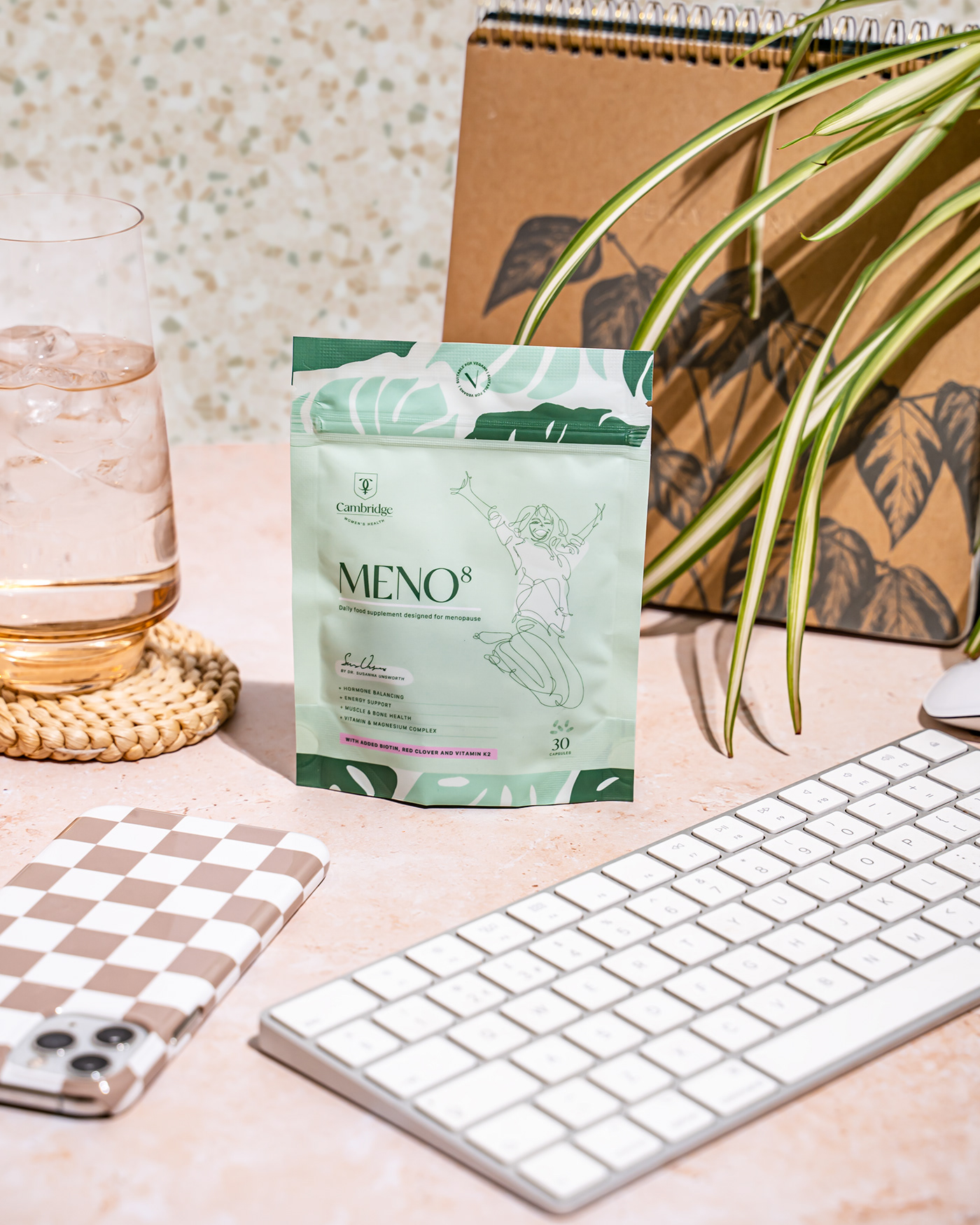 Meno8 Menopause Supplement Product Photography