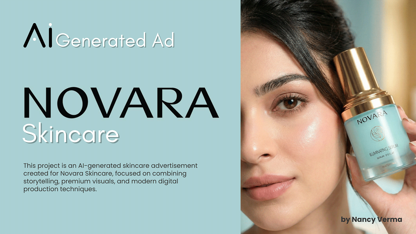 AI Generated UGC Style Ad | Novara Skincare