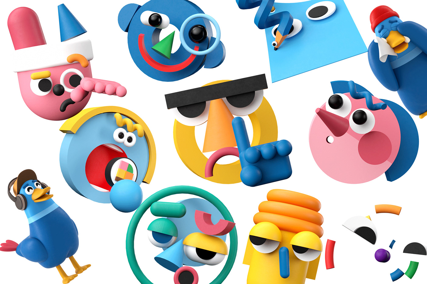 UNHCR character Stickers
