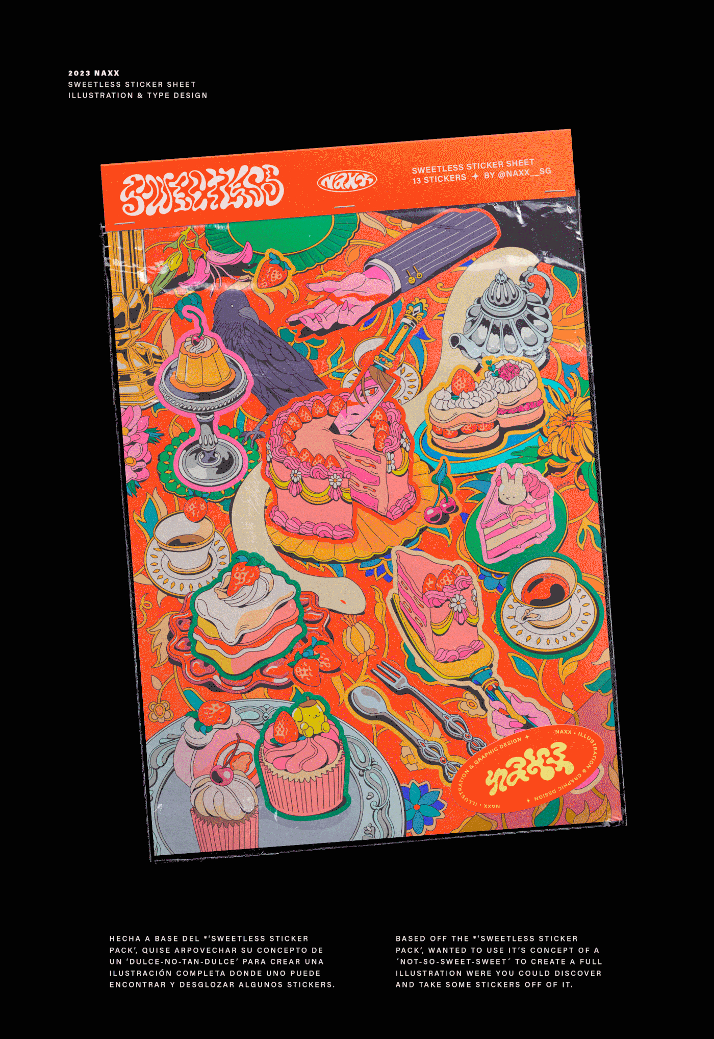 'Sweetless' Sticker Sheet