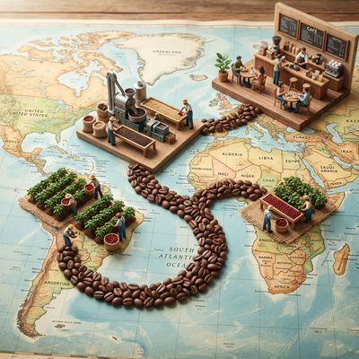 Coffee's Journey: A Miniature World Unfolded